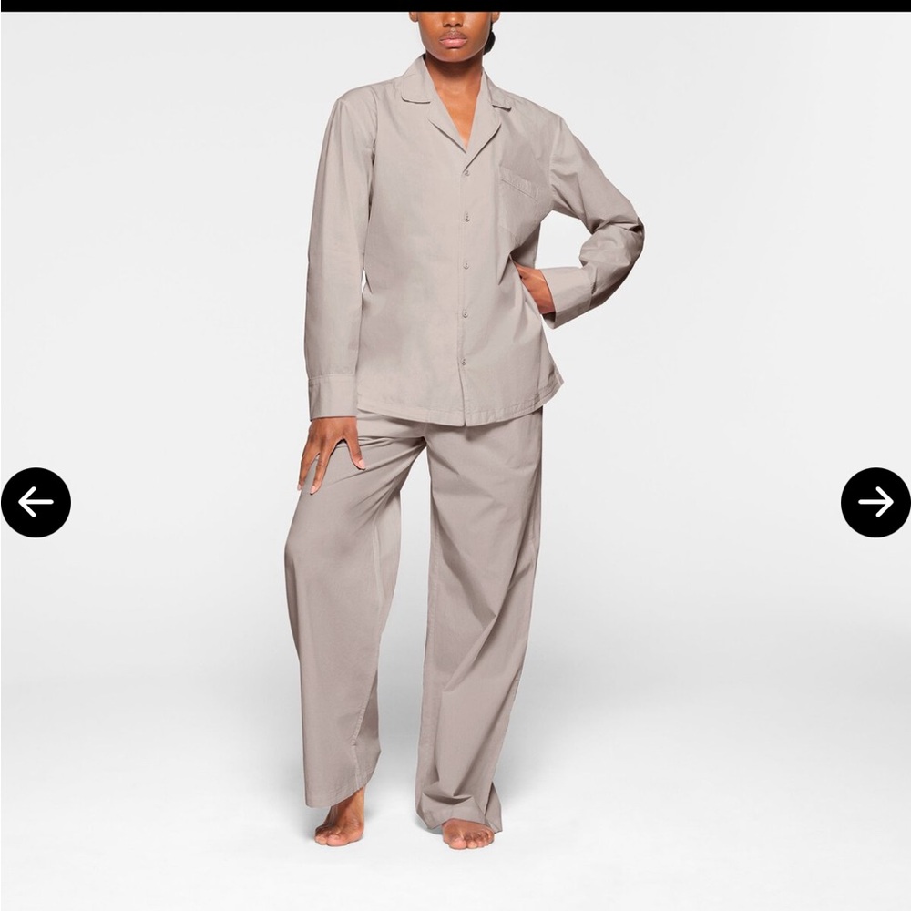 SKIMS Popplin Cotton Sleep Set